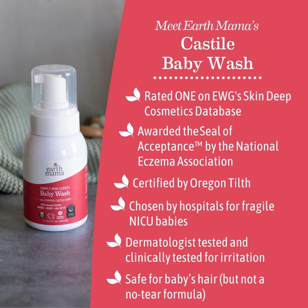 Earth Mama Simply Non-Scents: Organic Foaming Castile Refill