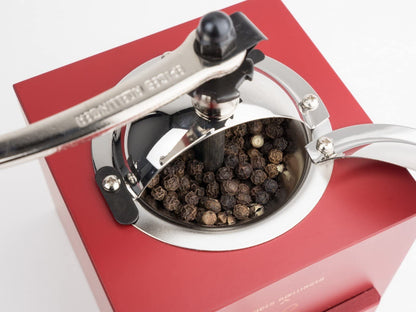 Peugeot Olivier Roellinger 5.25 Inch Pepper Mill (Chili Red)