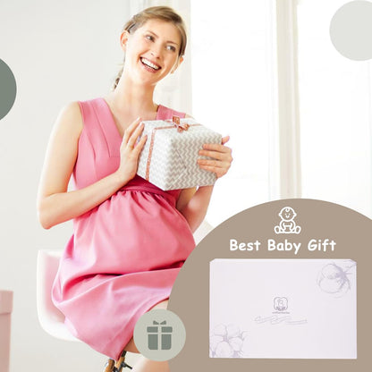 Wooden Baby Play Gym & Activity Mat: Soft Cotton Tummy Time Set