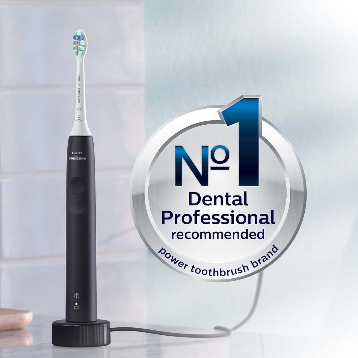 Philips Sonicare: The Smart Rechargeable Toothbrush That Eliminates Disposable Plastic Handles.