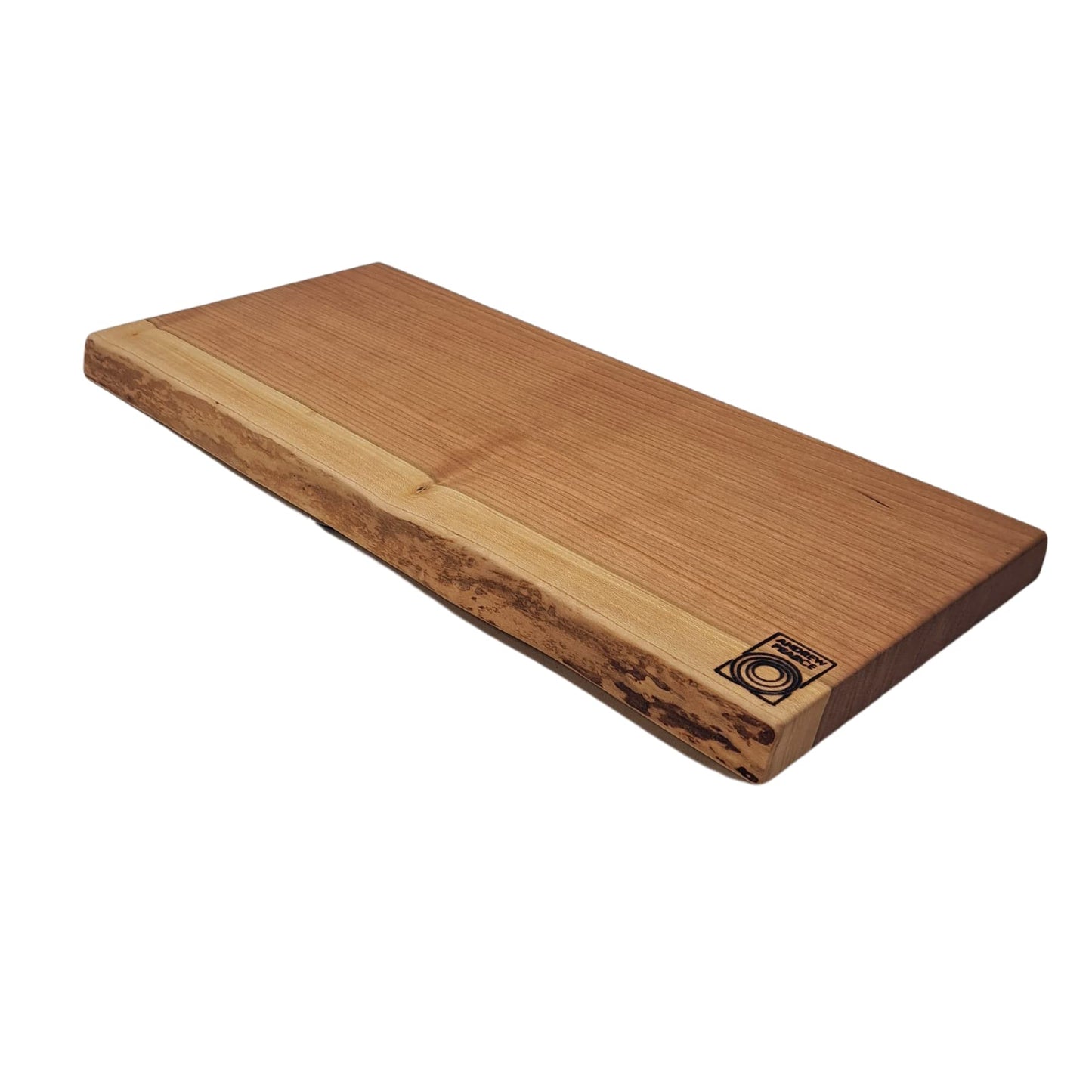 Vermont Single Live Edge Cherry Board: One-Solid-Piece & Glue-Free.