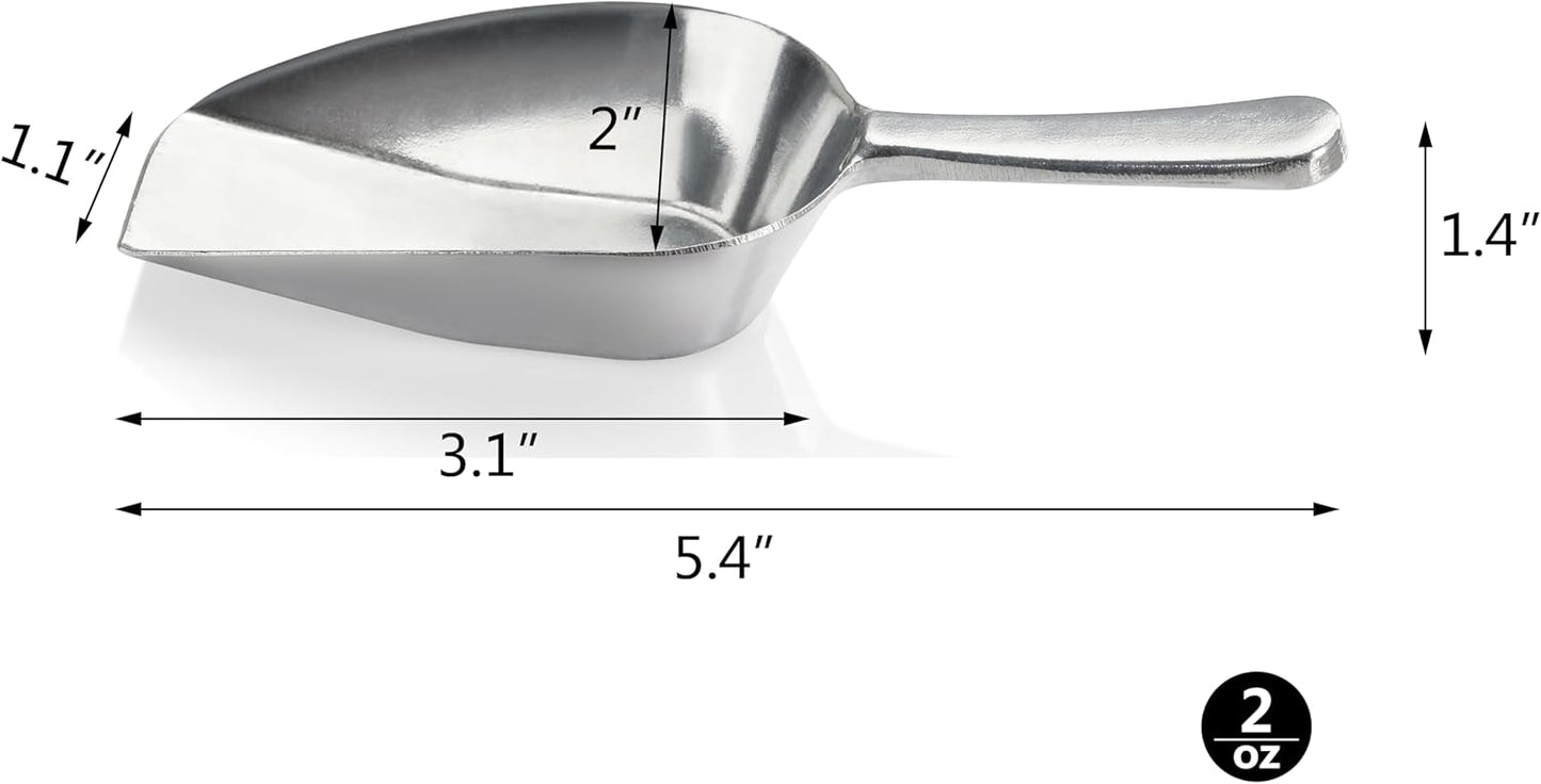New Star Foodservice Cast Aluminum Scoop: 16-Ounce Utility Scoop