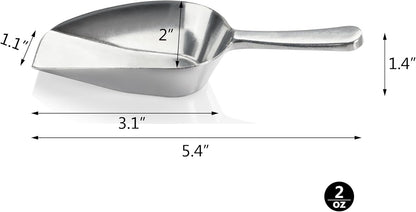 New Star Foodservice Cast Aluminum Scoop: 16-Ounce Utility Scoop