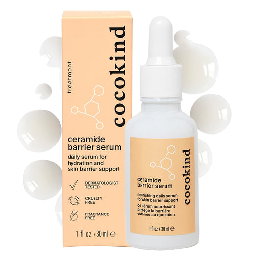 Cocokind Ceramide Barrier Serum on white background