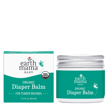 Earth Mama Organic Diaper Balm: Zinc-Free Botanical Purity