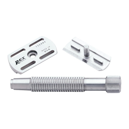 Rex Supply Envoy 100% Stainless Steel Safety Razor | TRUE Shift Precision Shave Razor