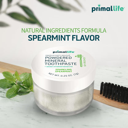 Primal Life Organics: Powdered Mineral Toothpaste, Fluoride - Free, Perfect For All Ages - The Tribalist
