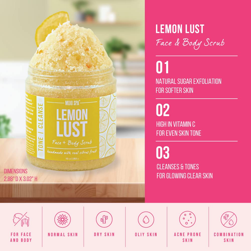 Fragrance-Free Sugar & Salt Face and Body Scrub – Mojo Spa