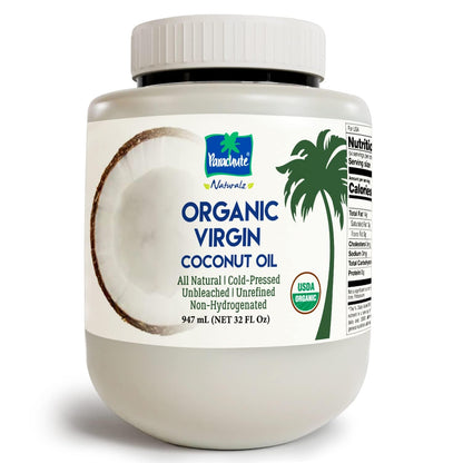 Parachute Naturalz Organic Virgin Coconut Oil: Cold Pressed & Unrefined