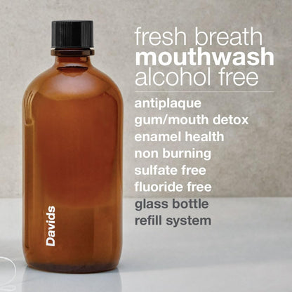 Alcohol-Free Nano-Hydroxyapatite Mouthwash, Refillable Glass Bottle – Davids Hydroxi