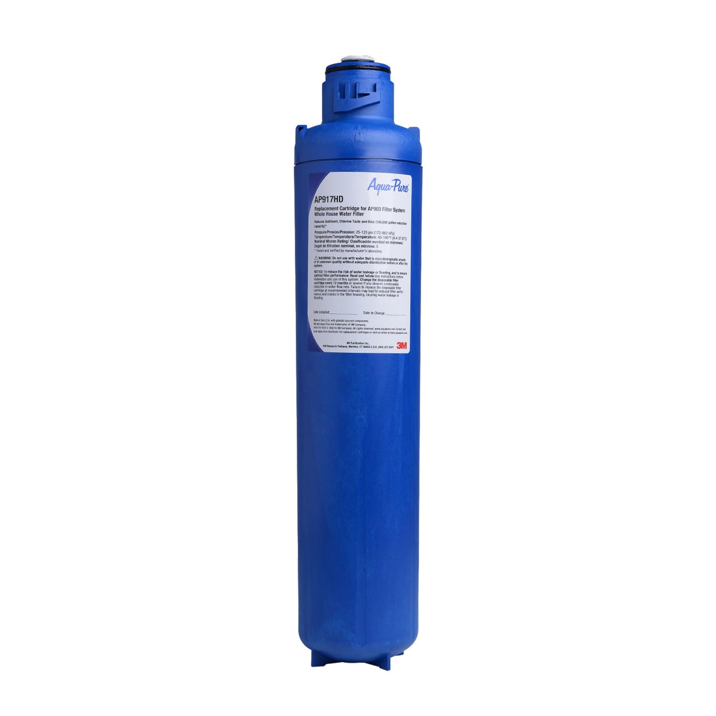 3M Aqua-Pure AP904: Heavy-Duty 304 Stainless Steel Filter to Eliminate Chlorine & Scale