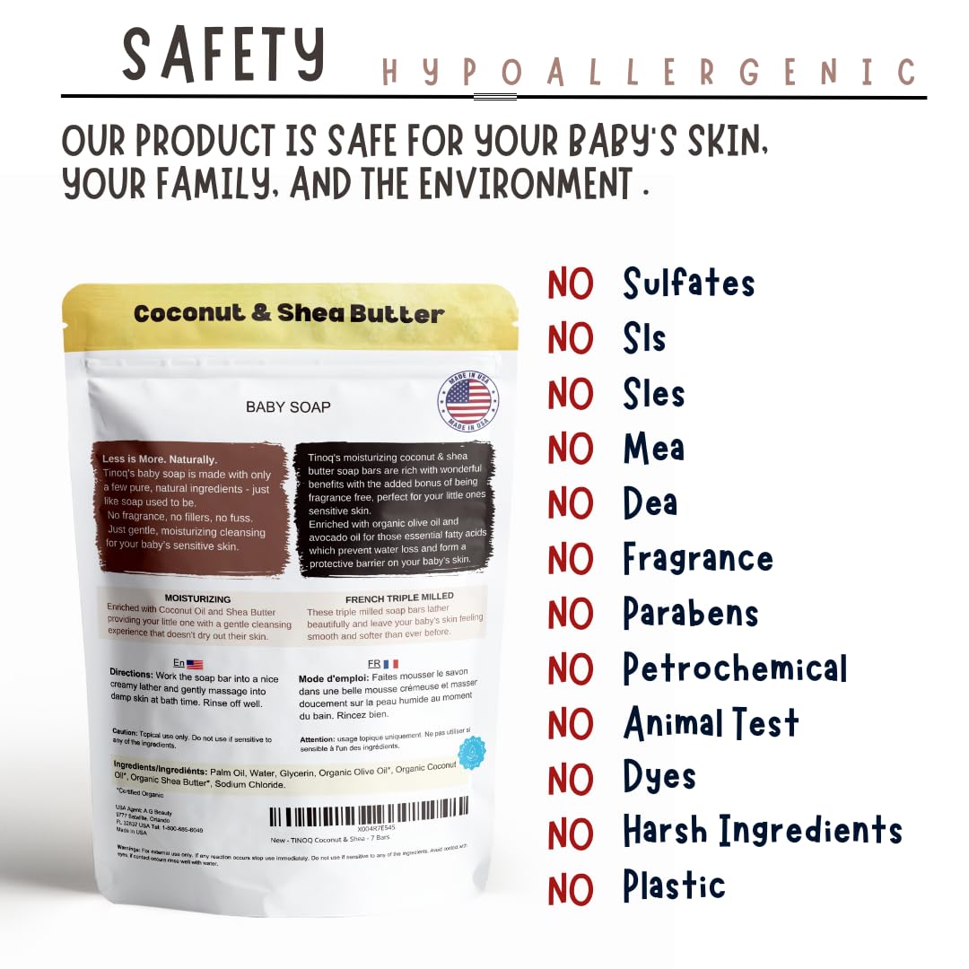 Tinoq Organic Baby Soap: Fragrance-Free & SLS-Free Purity