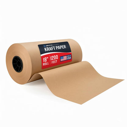 Stop Using Bubble Wrap: The 1,200" Recycled Brown Kraft Paper Roll, USA Made