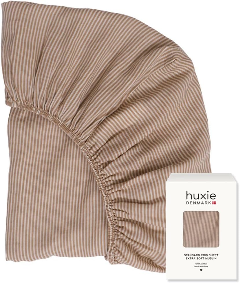 Huxie Organic Muslin Crib Sheet: 100% Cotton Purity