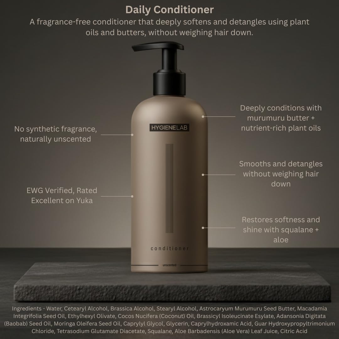 Fragrance-Free EWG Verified Conditioner, Sulfate-Free – HygieneLab