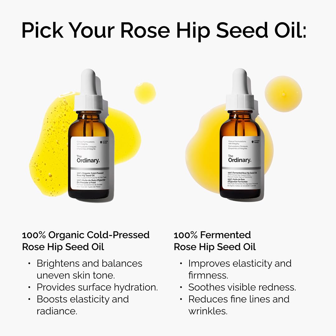 Single-Ingredient Organic Cold-Pressed Rosehip Seed Oil – The Ordinary