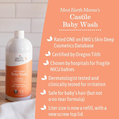 Earth Mama Simply Non-Scents: Organic Foaming Castile Refill