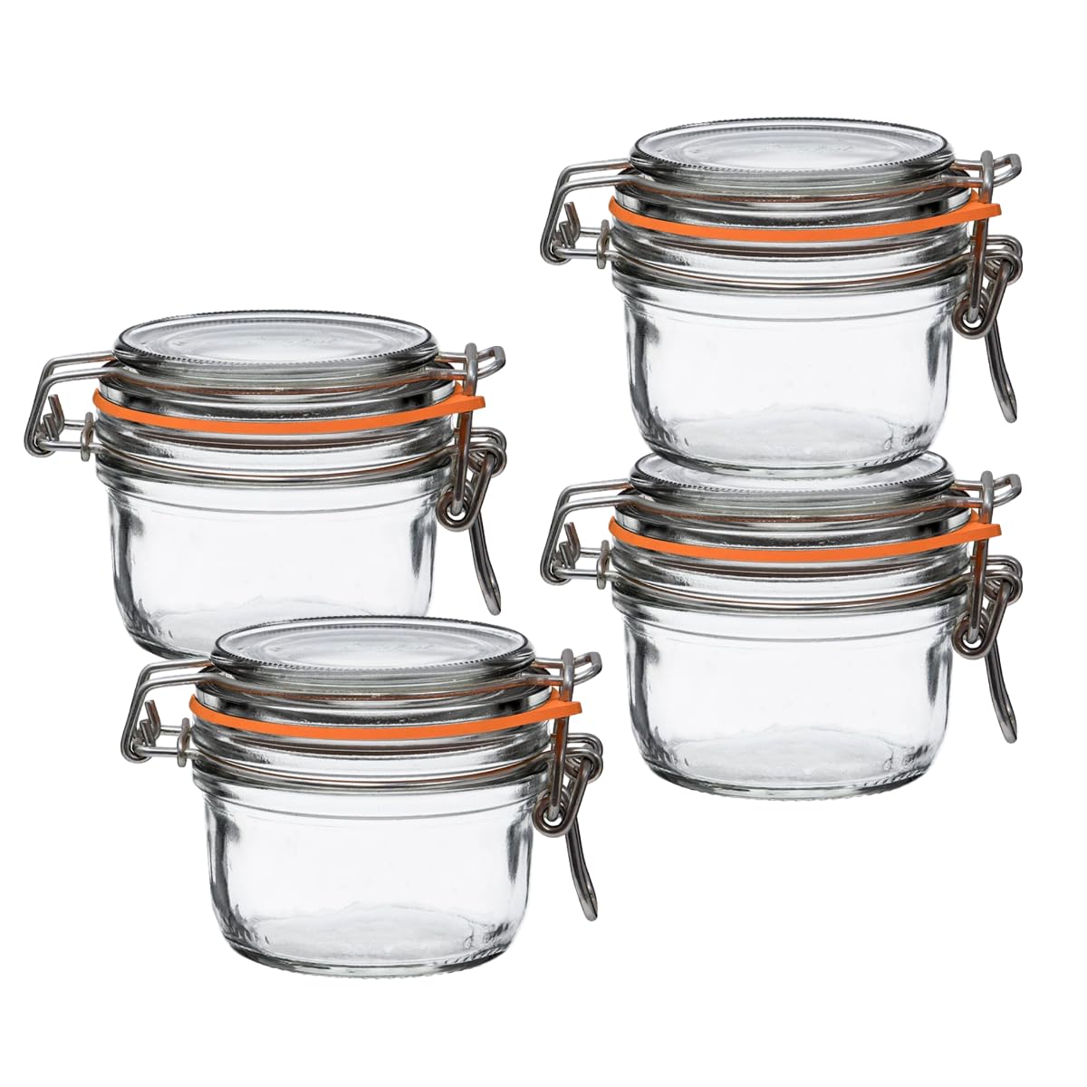 Le Parfait Super Terrine Jar - 4oz (Pack of 4) French Glass