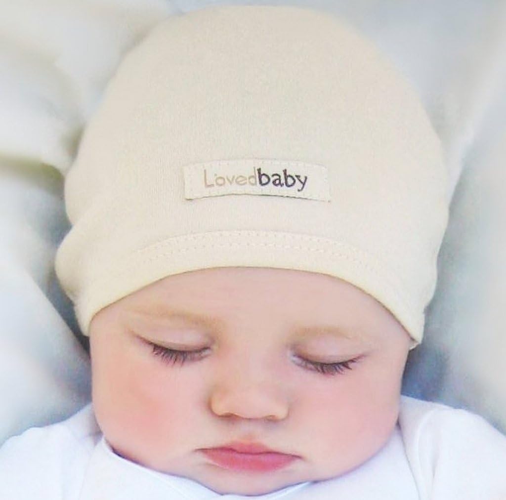 L'ovedbaby GOTS Certified 100% Organic Cotton Infant Cap