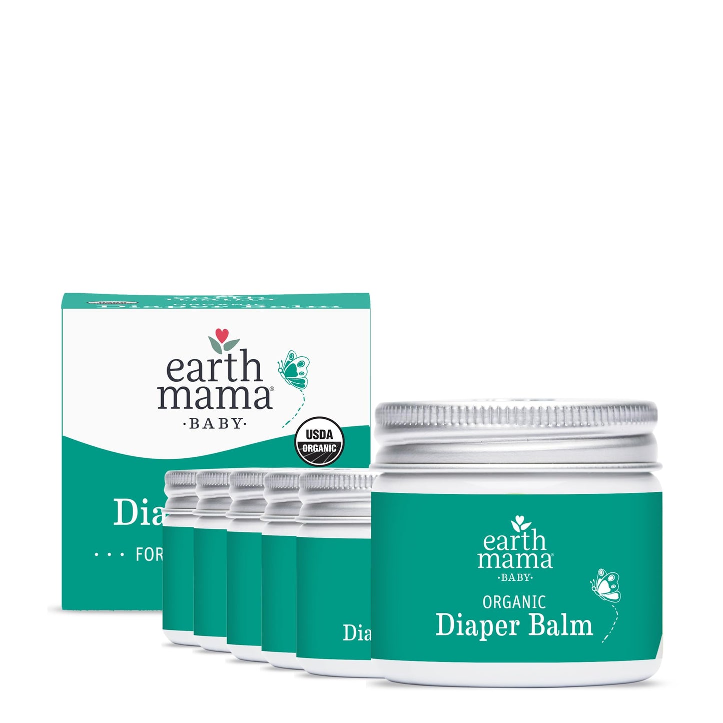 Earth Mama Organic Diaper Balm: Zinc-Free Botanical Purity