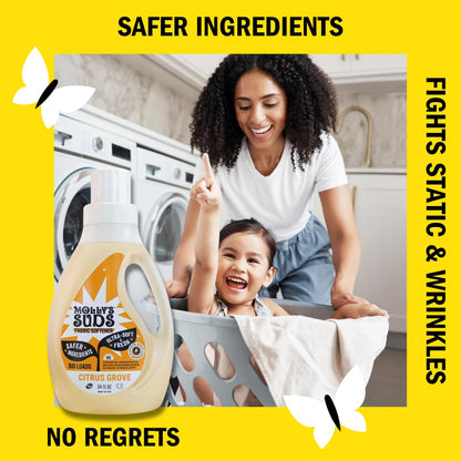 Molly’s Suds Vinegar-Powered Liquid Fabric Softener for Sensitive Skin