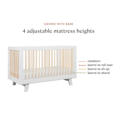 Babyletto Hudson 3-in-1 Crib: GREENGUARD Gold Purity