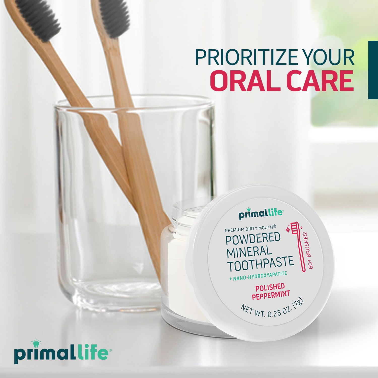 Primal Life Organics: Powdered Mineral Toothpaste, Fluoride - Free, Perfect For All Ages - The Tribalist