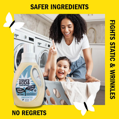 Molly’s Suds Vinegar-Powered Liquid Fabric Softener for Sensitive Skin