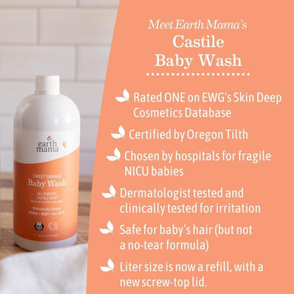 Earth Mama Simply Non-Scents: Organic Foaming Castile Refill