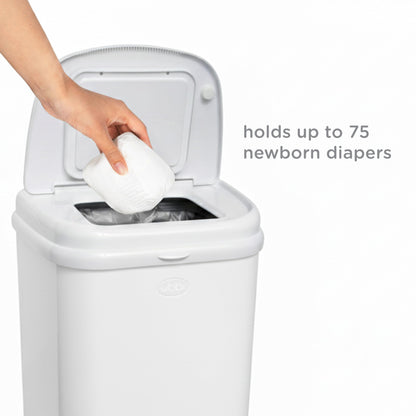 Ubbi Steel Diaper Pail: Powder-Coated Odor-Locking Bin
