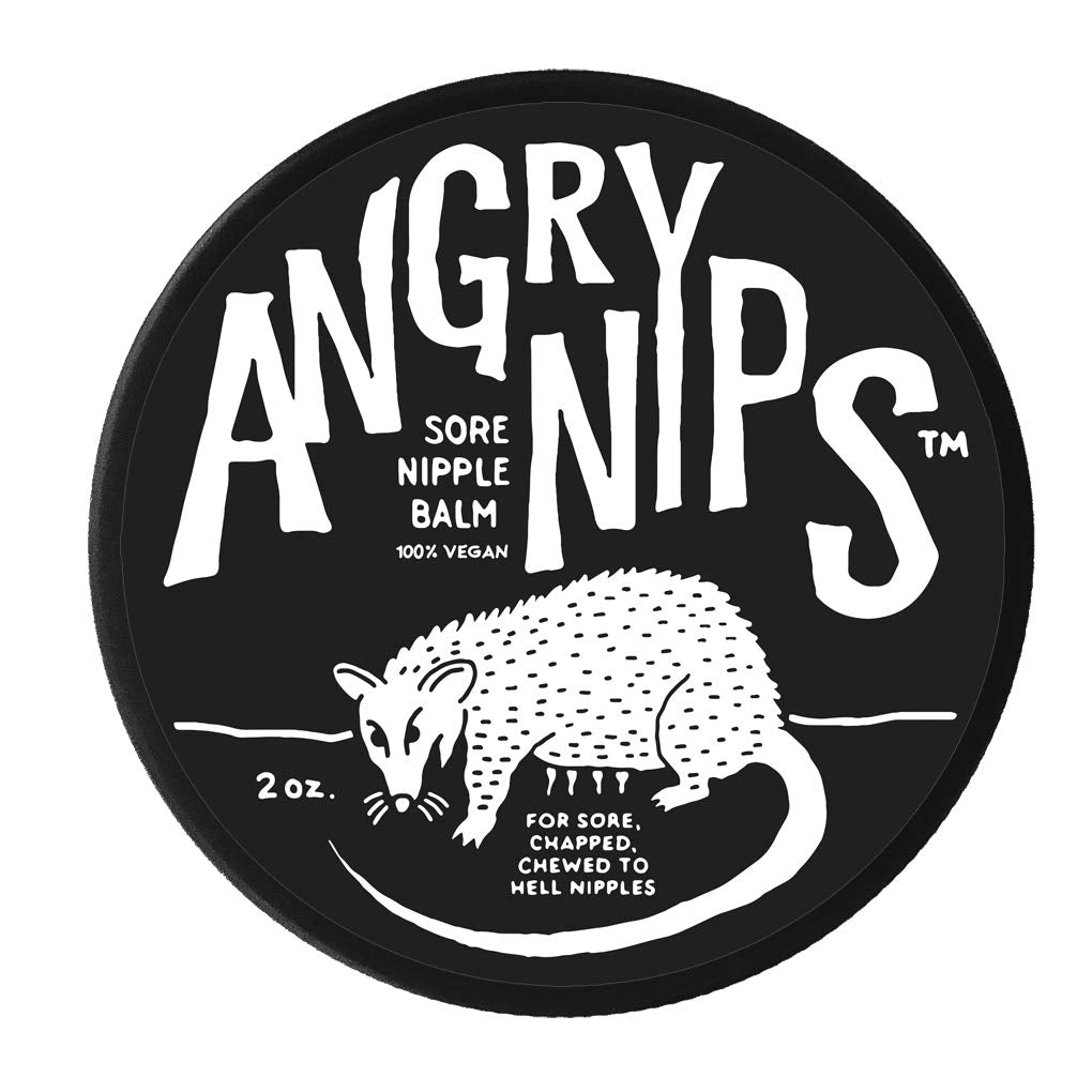 Angry Nips 100% Plant-Based Vegan Sore Nipple Balm - 2oz