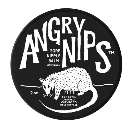Angry Nips 100% Plant-Based Vegan Sore Nipple Balm - 2oz