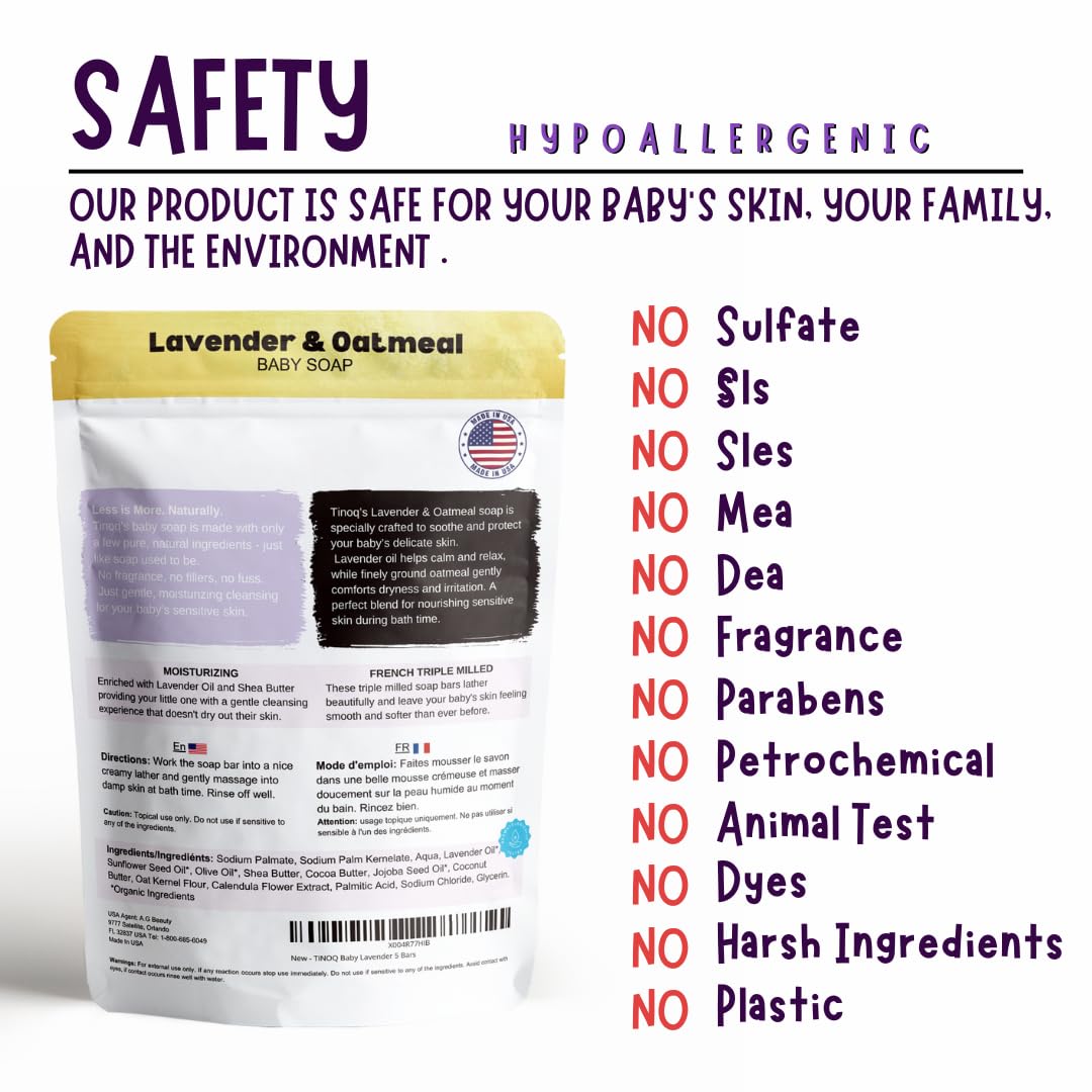 Tinoq Organic Baby Soap: Fragrance-Free & SLS-Free Purity