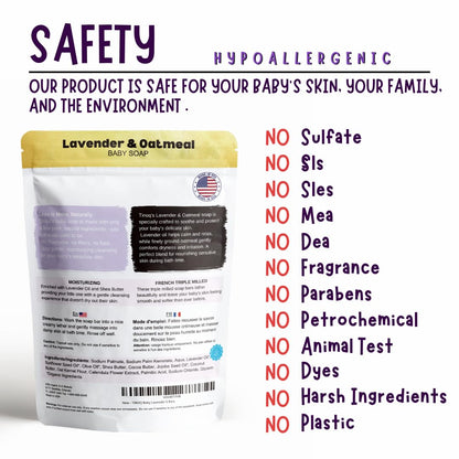 Tinoq Organic Baby Soap: Fragrance-Free & SLS-Free Purity