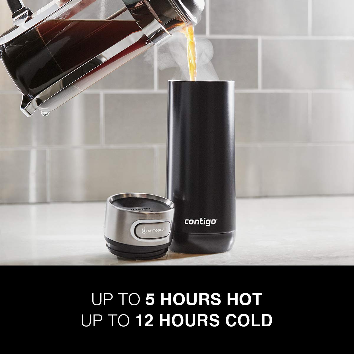 Contigo Luxe 16 oz Vacuum-Insulated Stainless Steel Thermal Mug