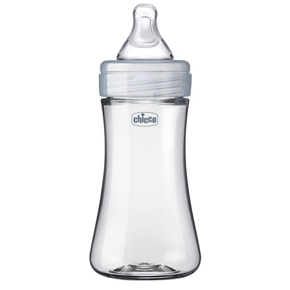Chicco Duo 5oz Hybrid Baby Bottle with Invinci-Glass Interior (2-Pack)