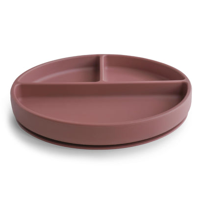 mushie 100% Food-Grade Silicone Divided Suction Plate