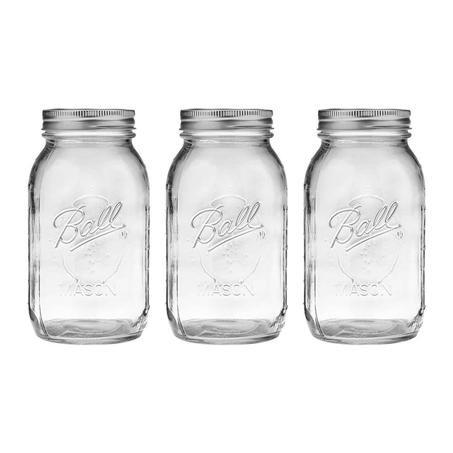 Quilted Glass Jelly Jars, 8 oz, BPA-Free, 12-Count - Ball