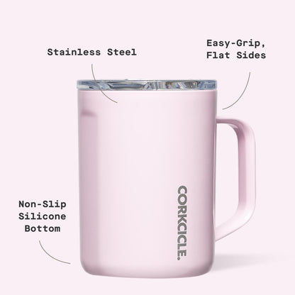 Corkcicle Classic 16 oz Triple-Insulated Stainless Steel Mug