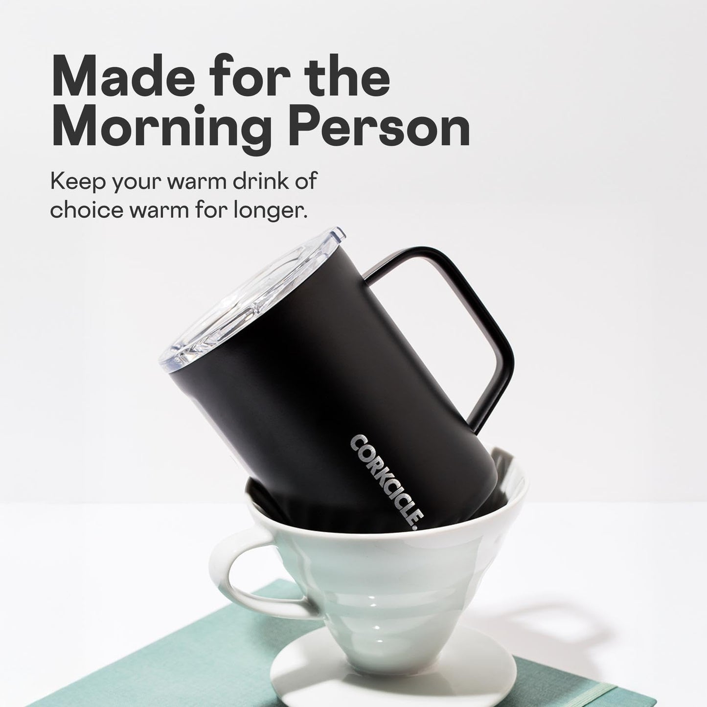 Corkcicle Classic 16 oz Triple-Insulated Stainless Steel Mug