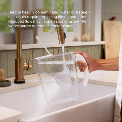 Clearly Filtered Water Pitcher: Broad-Spectrum Filter for PFAS, Fluoride, and Lead