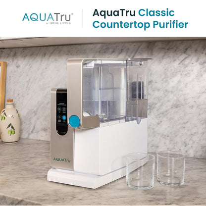 AquaTru Classic Countertop Reverse Osmosis Water Purifier: Certified for PFAS, Lead, and Fluoride