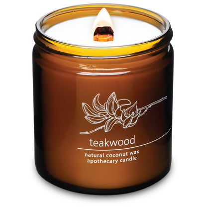 Non-Toxic Coconut Wax Candle: Signature Crackling Wood Wick, Phthalate-Free, 60-Hour Clean Burn