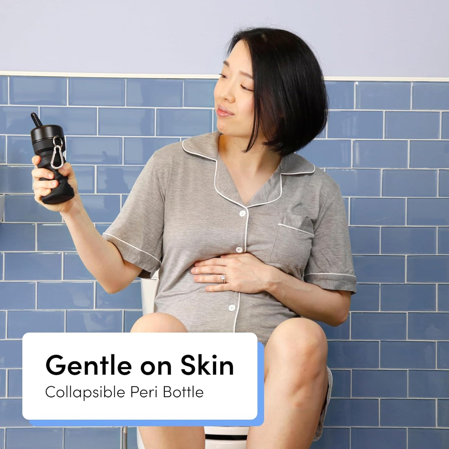 TUSHY Travel Bidet: Collapsible & Expandable Portable Peri Bottle