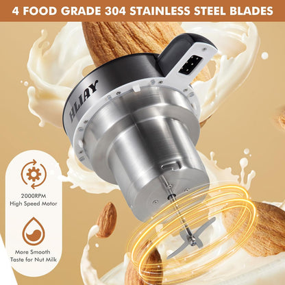 Automatic Nut Milk Maker Machine: 100% Food Grade Stainless Steel
