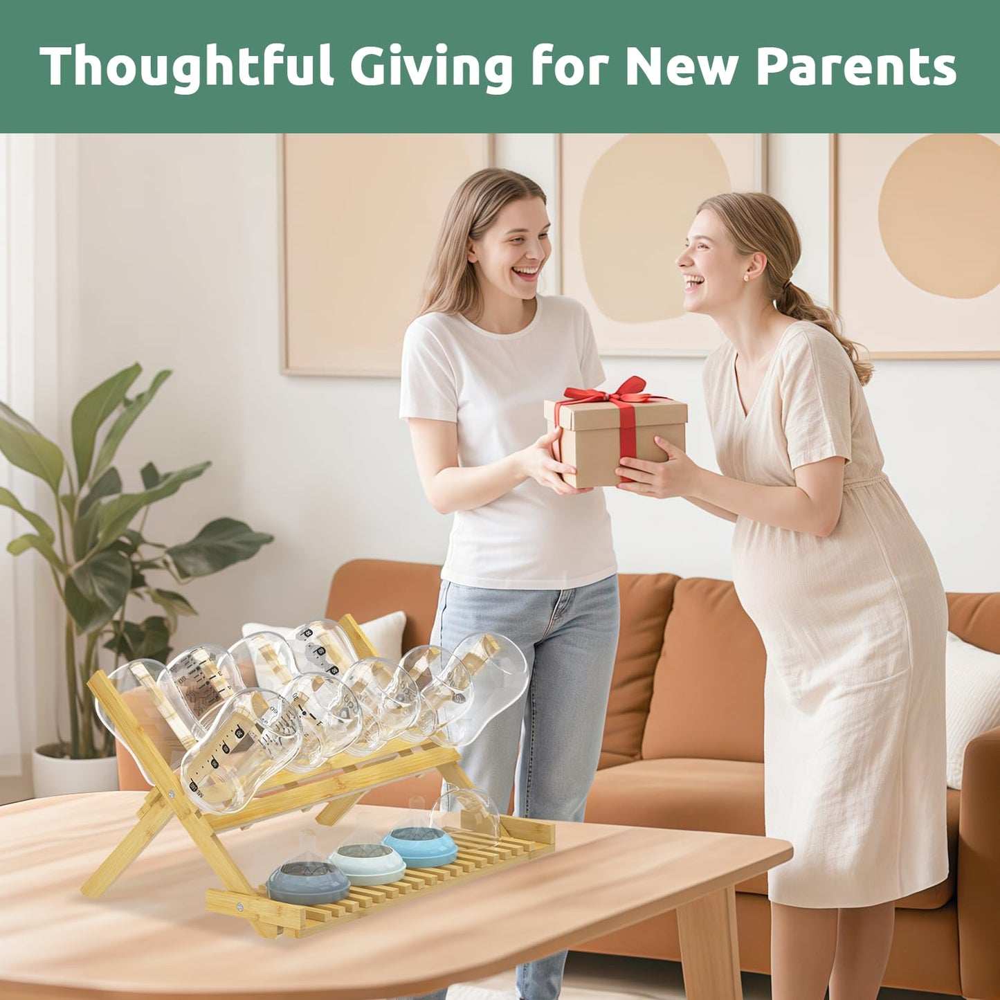 DSVENROLY Vertical Bamboo Drying Rack: Rapid-Dry Foldable Organizer