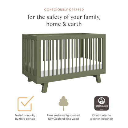 Babyletto Hudson 3-in-1 Crib: GREENGUARD Gold Purity