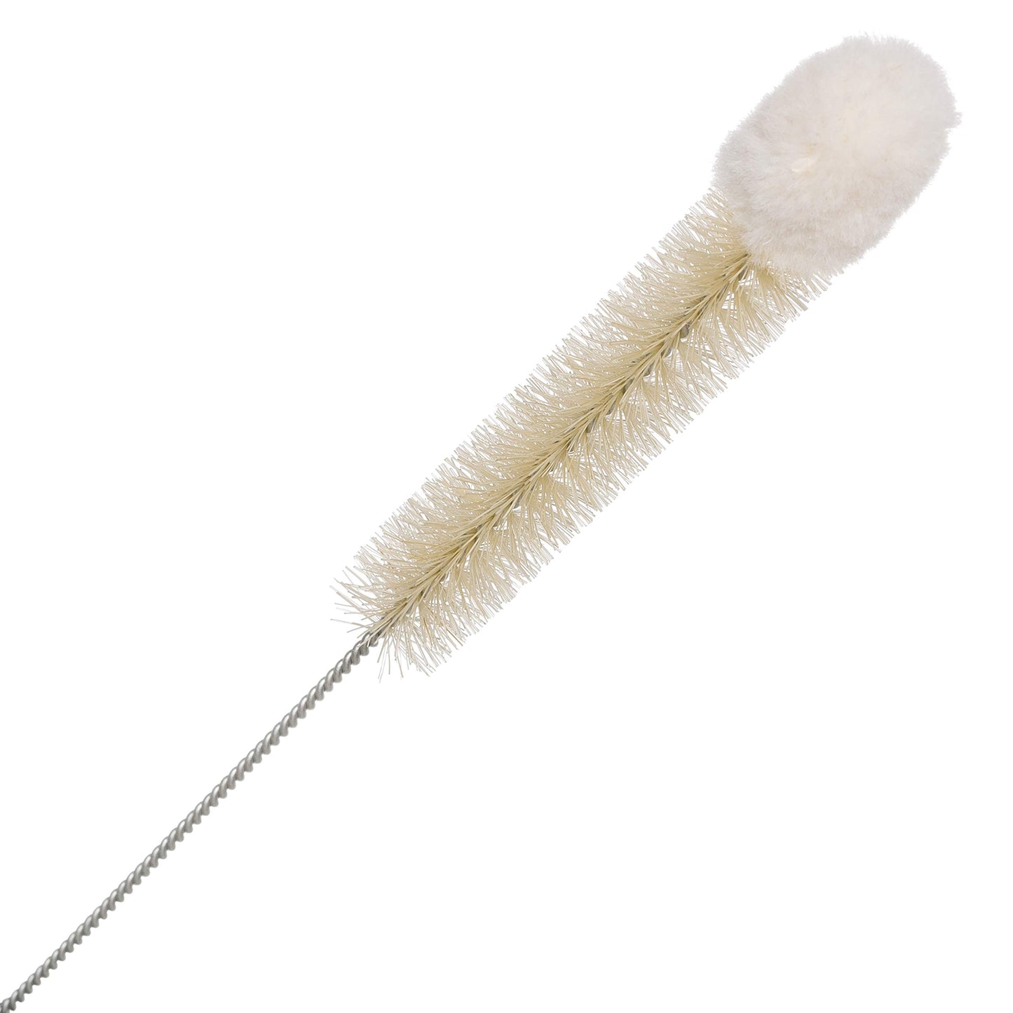REDECKER Wool Tip Bottle Cleaning Brush Set: Natural Pig Hair Bristles