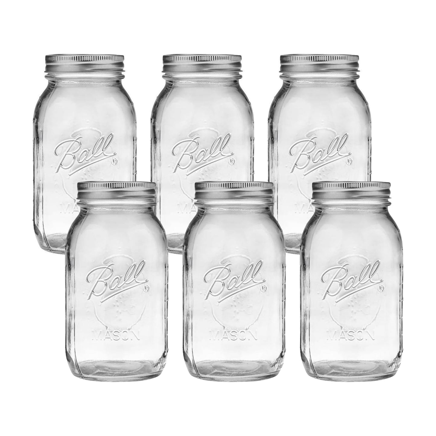 Ball Wide Mouth Pint 16-Ounce Glass Mason Jar with Lids (12-Count)