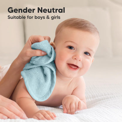 KeaBabies Bamboo Washcloths: 500GSM Ultra-Soft 6-Pack